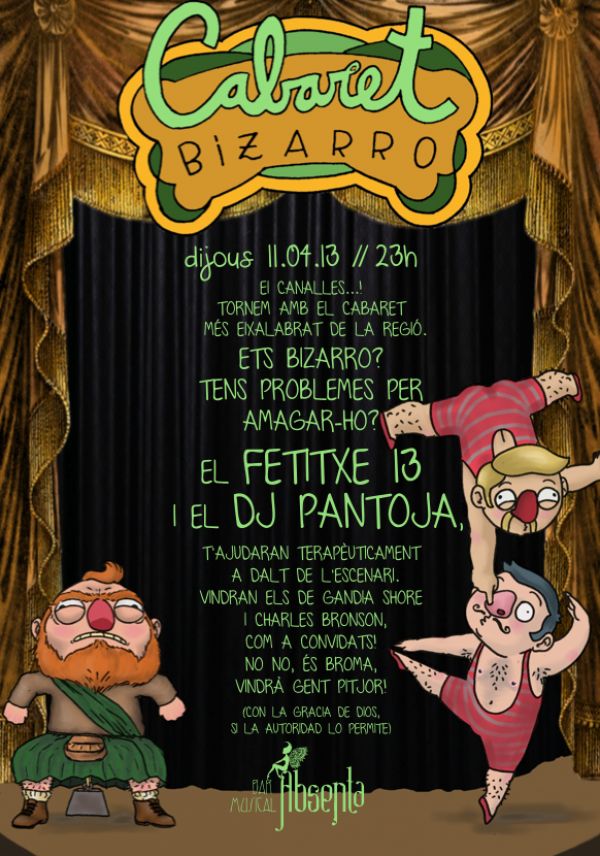 Cabaret Bizarro - Abril 2013